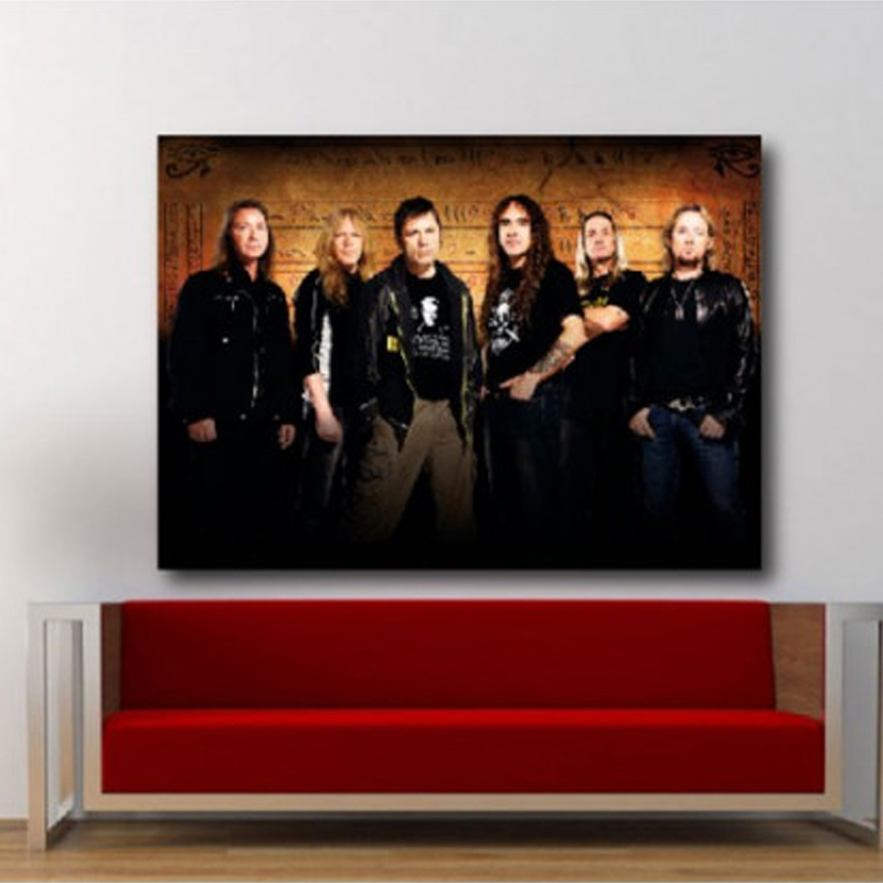 Πίνακας σε καμβά με μουσική Iron Maiden Full Band